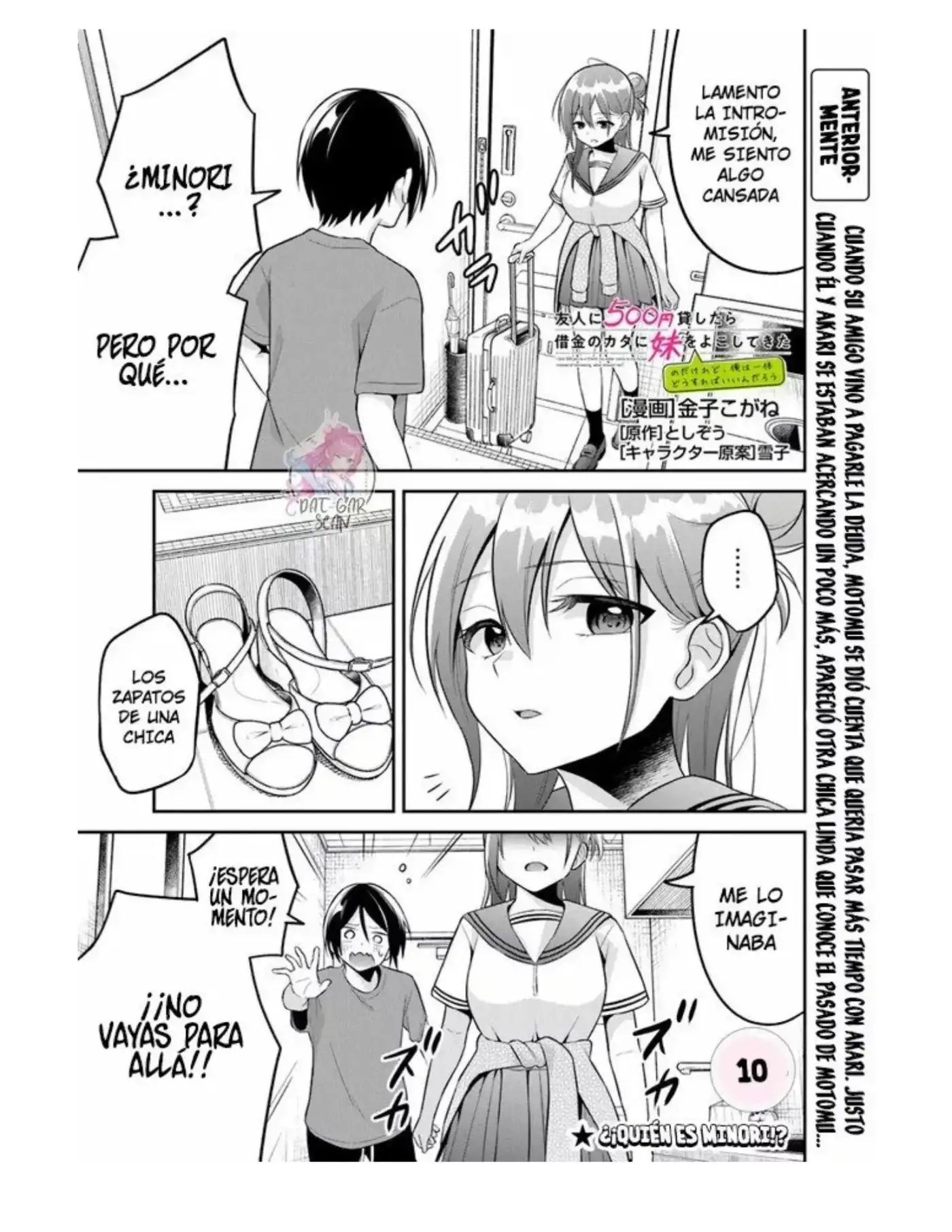 Yuujin ni 500-en Kashitara Shakkin no Kata ni Imouto wo Yokoshite kita no dakeredo, Ore wa Ittai dousureba iindarou - Capítulo 10 - Página 6 - LectorTMOo