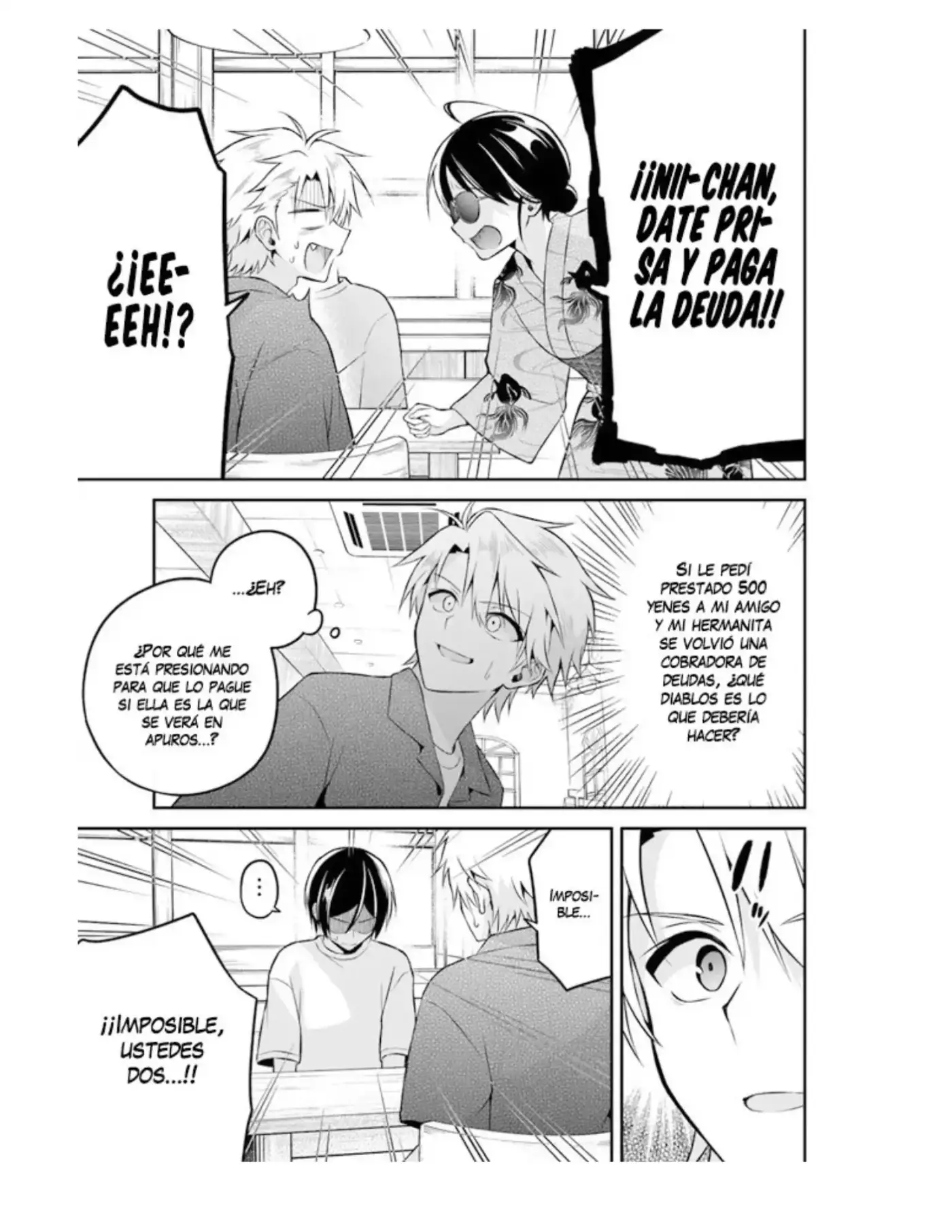 Yuujin ni 500-en Kashitara Shakkin no Kata ni Imouto wo Yokoshite kita no dakeredo, Ore wa Ittai dousureba iindarou - Capítulo 15 - Página 18 - LectorTMOo
