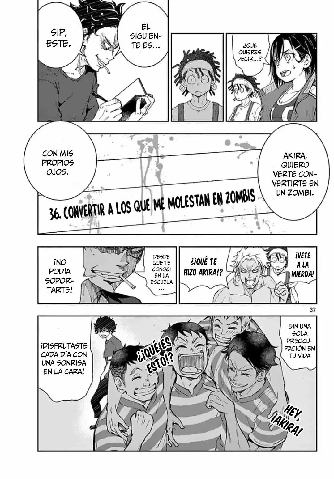 Zom100: 100 Cosas que Quiero Hacer Antes de Convertirme en un Zombi - Capítulo 17 - Página 34 - LectorTMOo