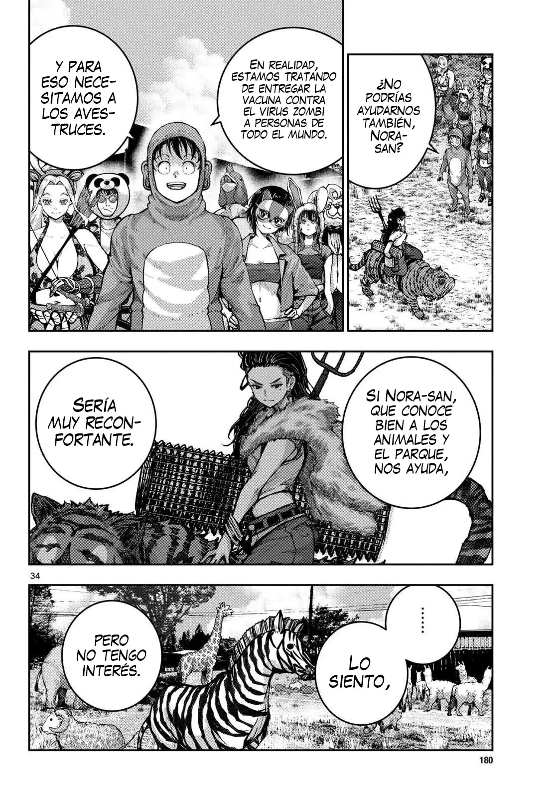 Zom100: 100 Cosas que Quiero Hacer Antes de Convertirme en un Zombi - Capítulo 69 - Página 34 - LectorTMOo
