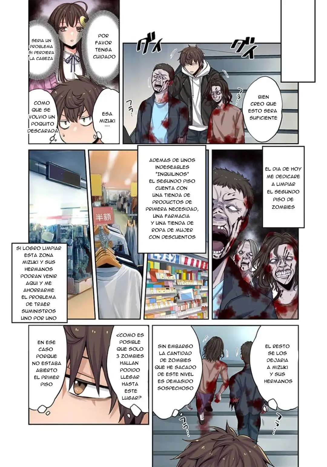 Zombie no Afureta Sekai Ore Dake ga Osowarenai - Capítulo 5 - Página 8 - LectorTMOo