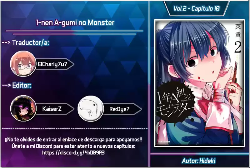 1-nen A-gumi No Monster - Capítulo 10 - Página 1 - LectorTMOo