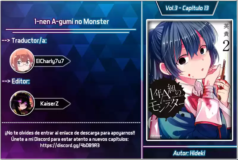 1-nen A-gumi No Monster - Capítulo 13 - Página 1 - LectorTMOo