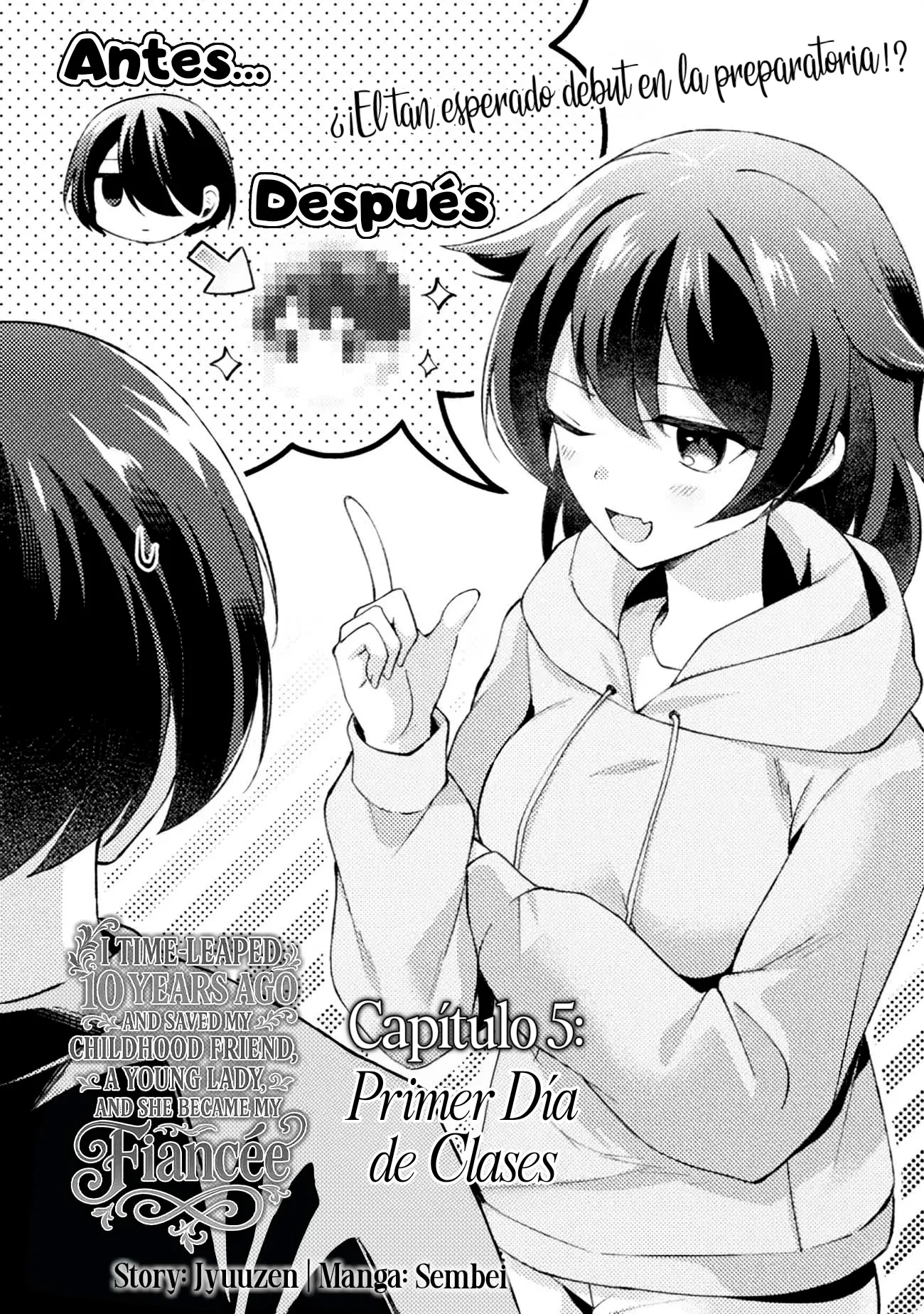 10-nenmae Ni Time Leap Mierda Osananajimi No Ojousama Wo Tasuketara Iinazuke Ni Narimashita - Capítulo 5.1 - Página 6 - LectorTMOo