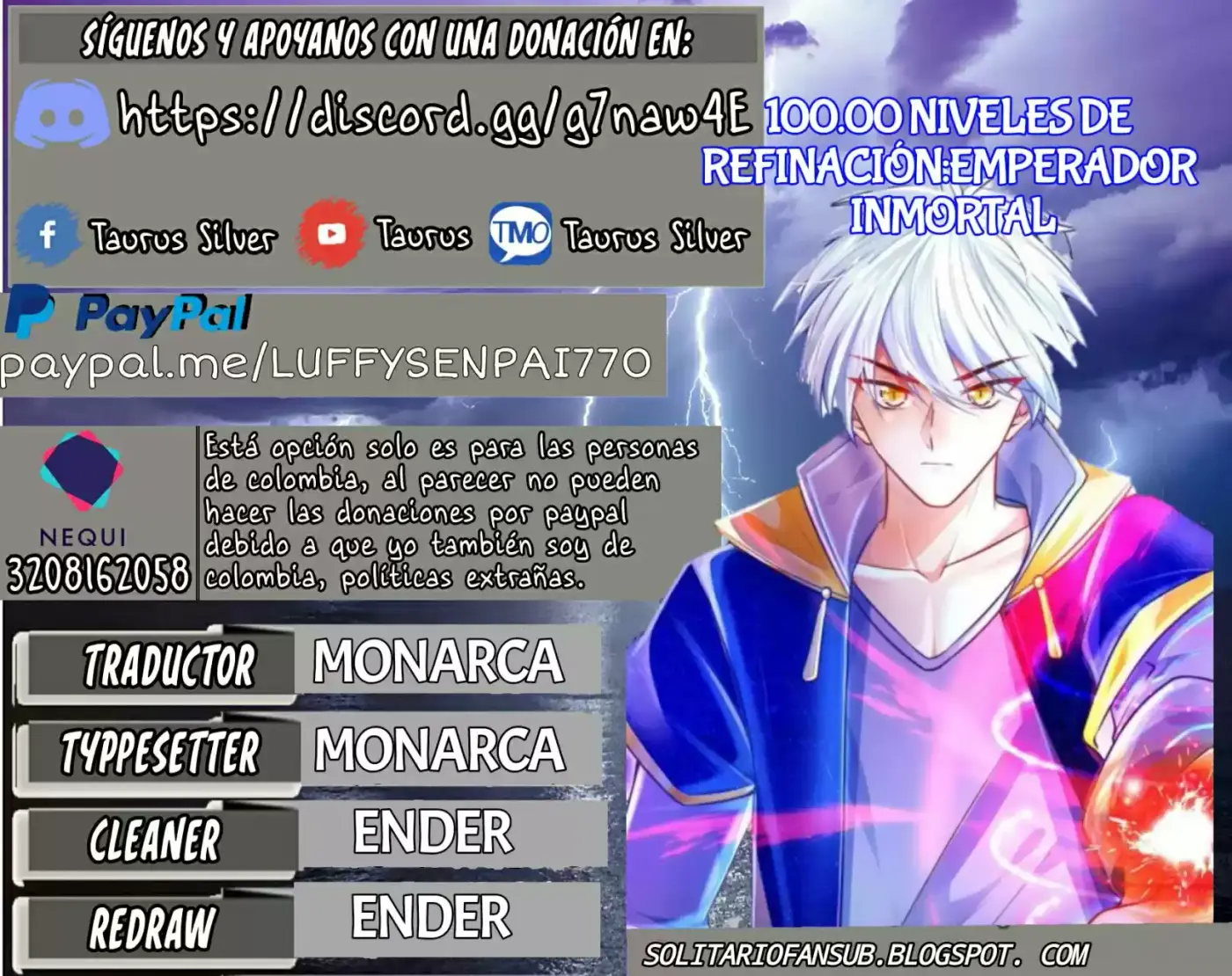 100.000 Niveles De Refinación: Emperador Inmortal. - Capítulo 10 - Página 1 - LectorTMOo