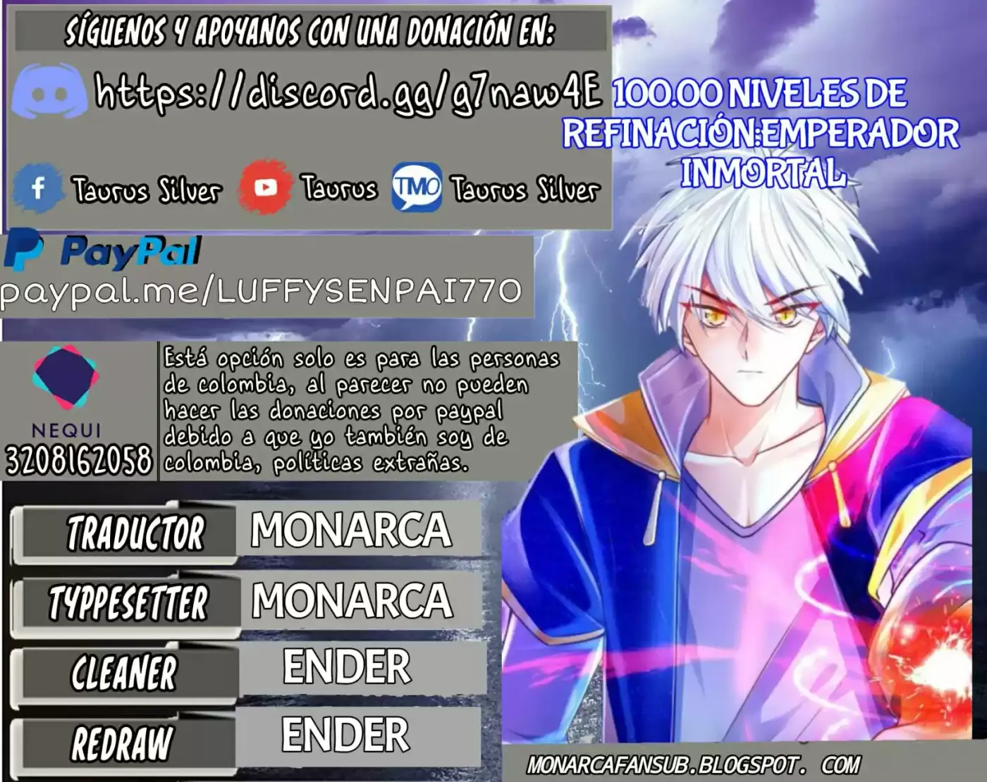 100.000 Niveles De Refinación: Emperador Inmortal. - Capítulo 11 - Página 1 - LectorTMOo