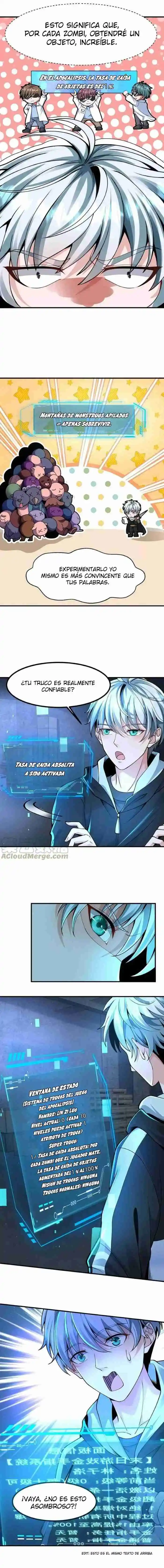 100% De Drop Rate En El Apocalipsis capítulo 2 página 11