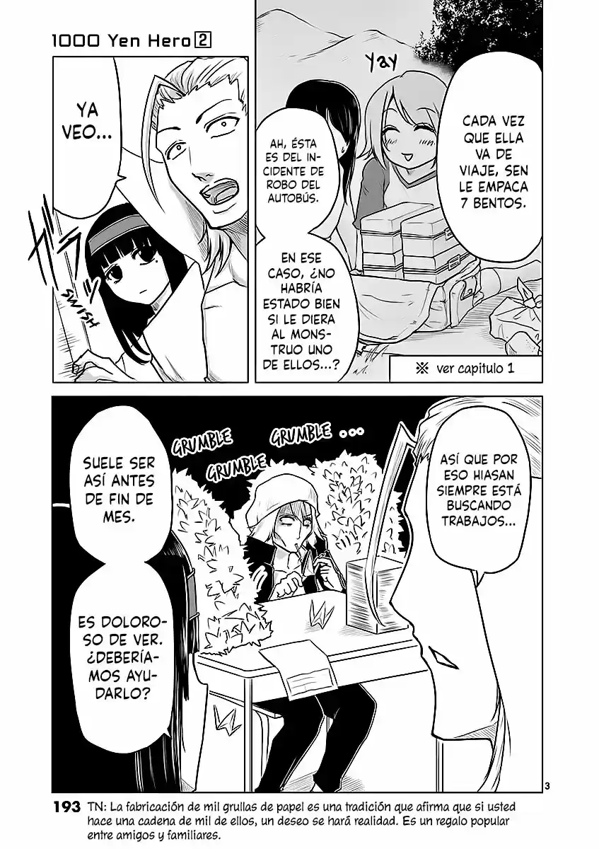 1000 Yen Hero capítulo 19.50 página 3