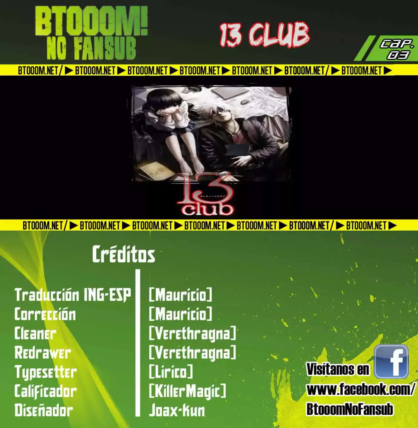 13 Club - Capítulo 3 - Página 1 - LectorTMOo