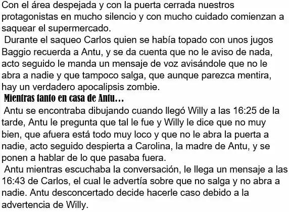 3 Adolescentes Y Un Apocalipsis (Novela) - Capítulo 1 - Página 6 - LectorTMOo