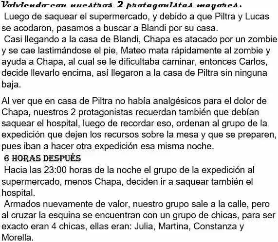3 Adolescentes Y Un Apocalipsis (Novela) - Capítulo 1 - Página 7 - LectorTMOo
