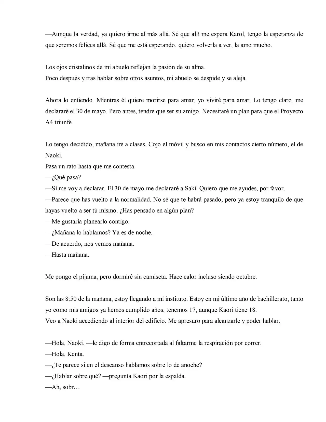 365 DÍAS HASTA OTOÑO (Novela) - Capítulo 1 - Página 7 - LectorTMOo