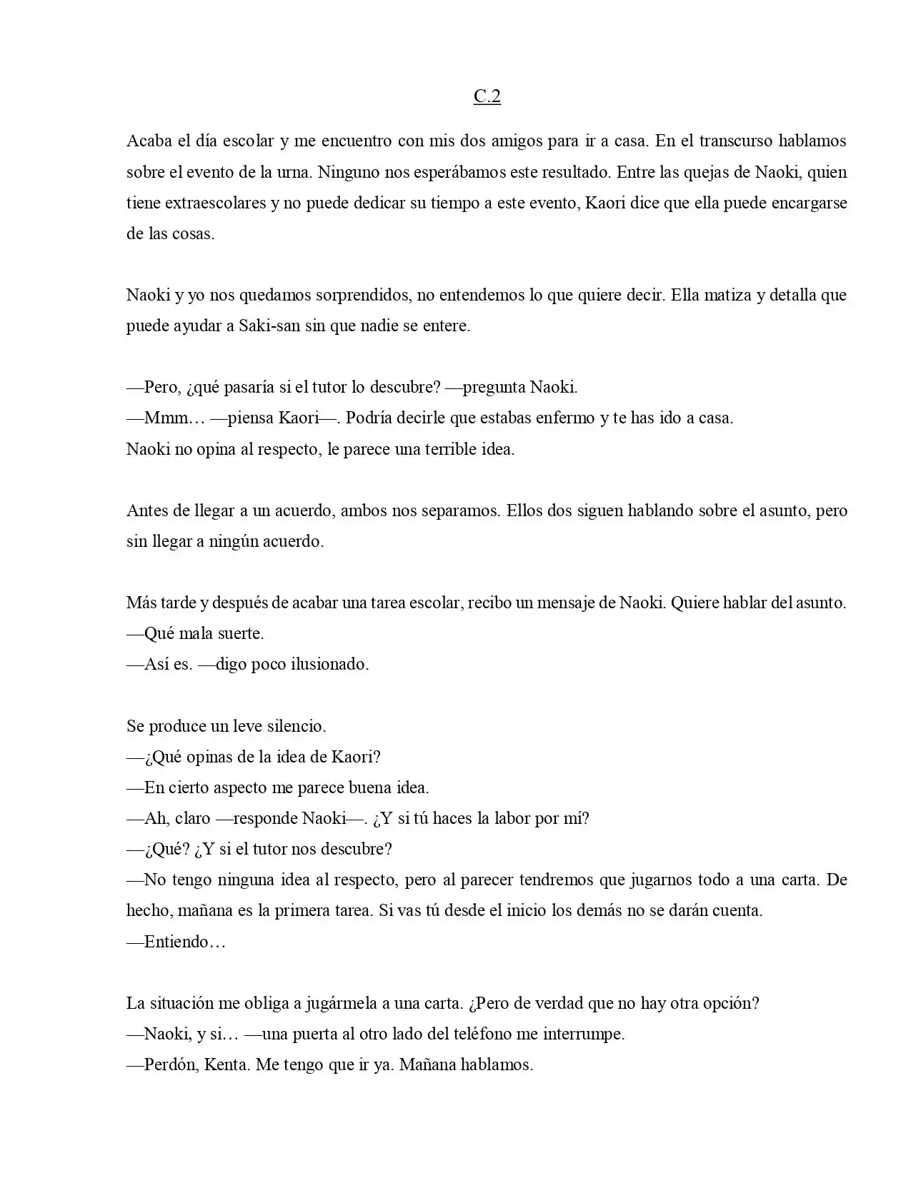 365 DÍAS HASTA OTOÑO (Novela) - Capítulo 2 - Página 1 - LectorTMOo