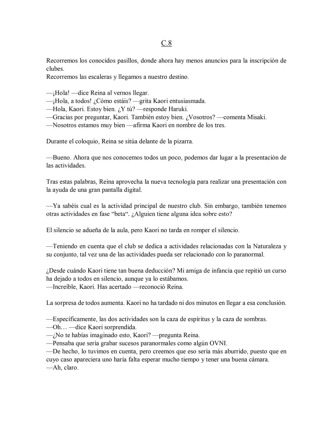 365 DÍAS HASTA OTOÑO (Novela) - Capítulo 8 - Página 1 - LectorTMOo