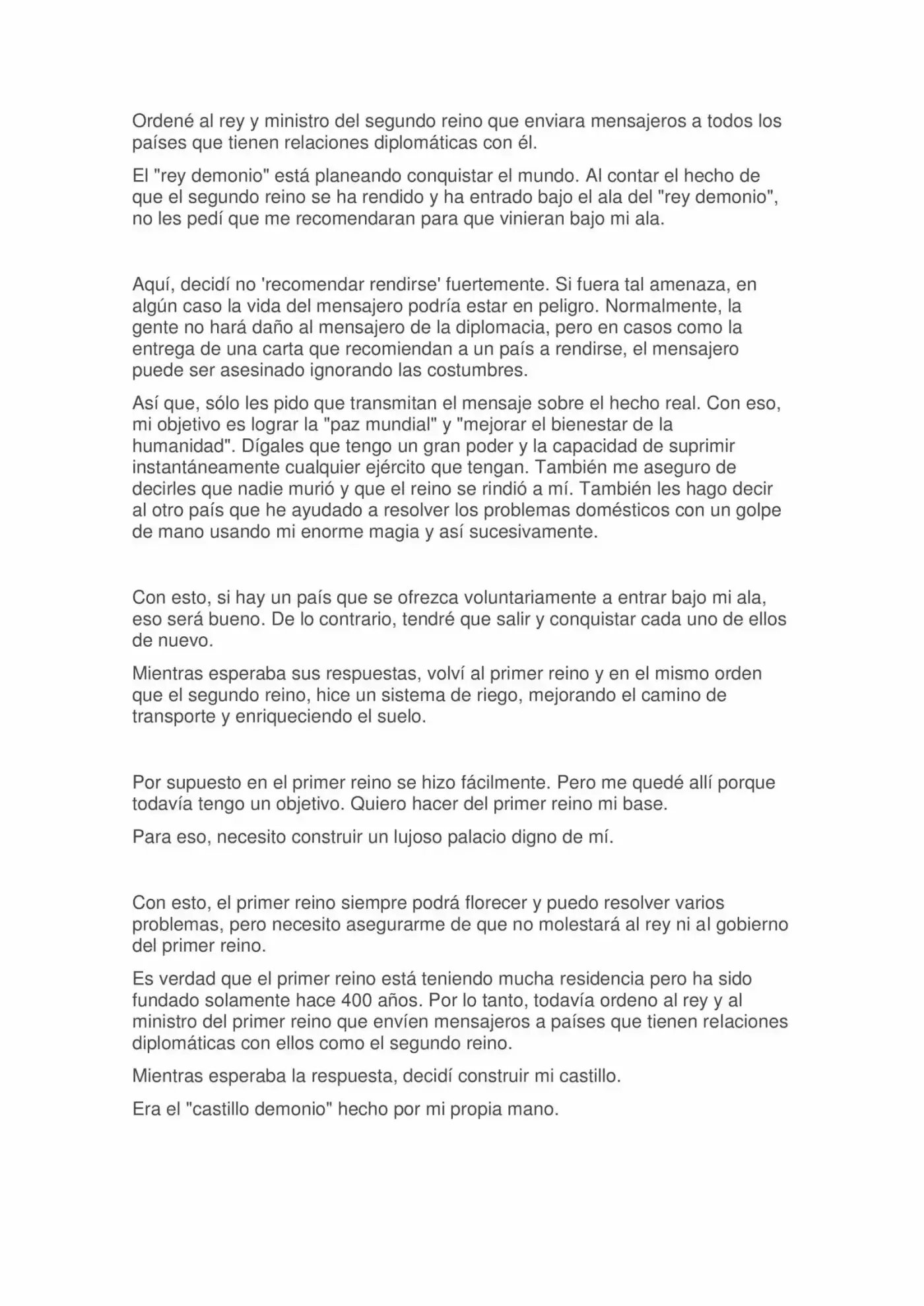 400 Years Old Virgin Demon King (Novela) - Capítulo 3 - Página 4 - LectorTMOo
