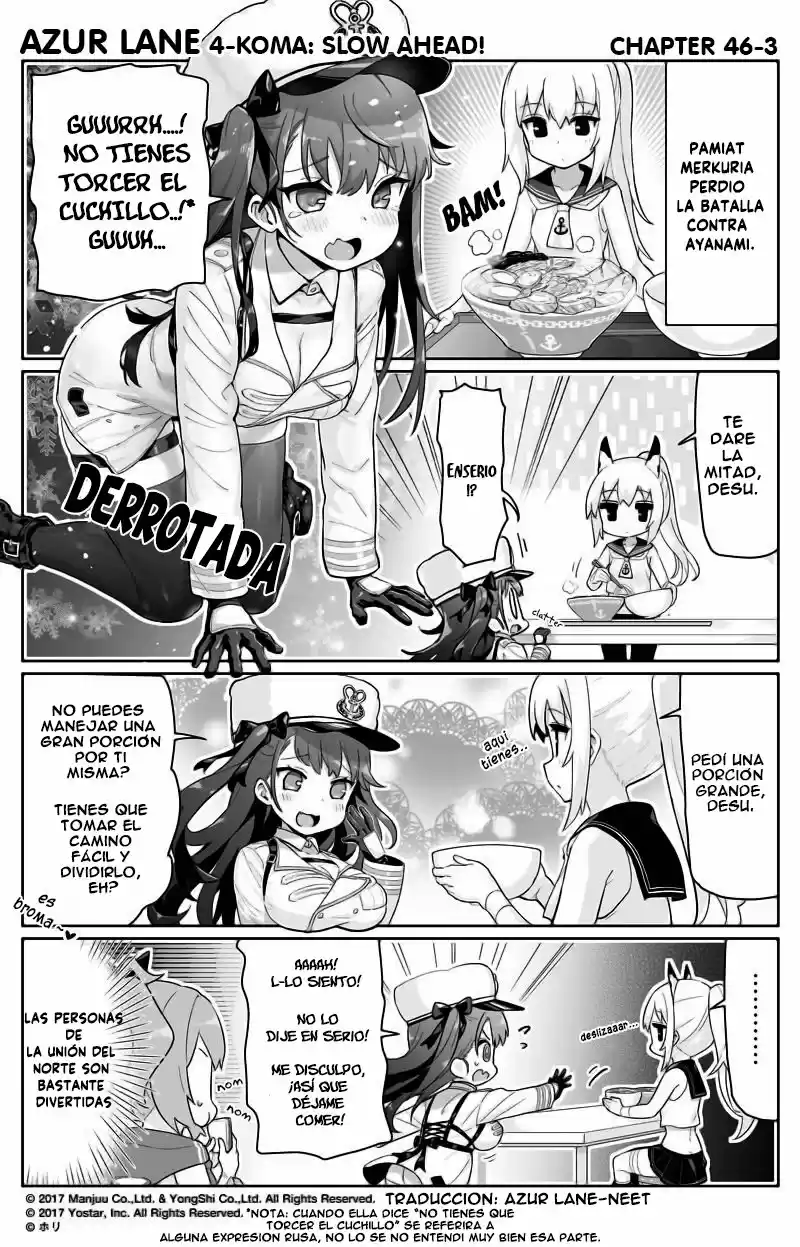4koma "Slow Ahead" - Azur Lane - Capítulo 46 - Página 4 - LectorTMOo