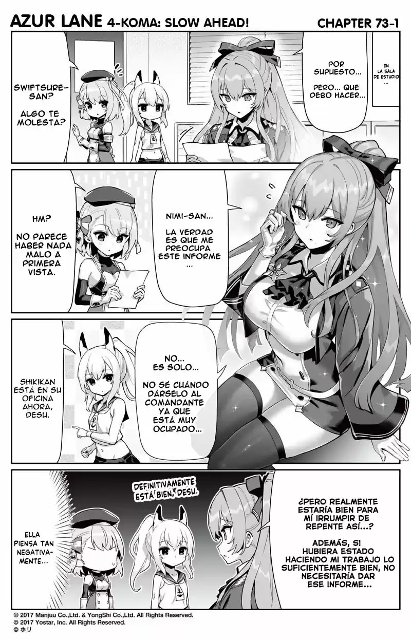 4koma "Slow Ahead" - Azur Lane - Capítulo 73 - Página 2 - LectorTMOo
