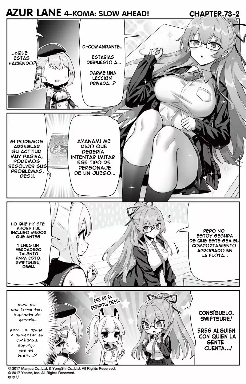 4koma "Slow Ahead" - Azur Lane - Capítulo 73 - Página 3 - LectorTMOo
