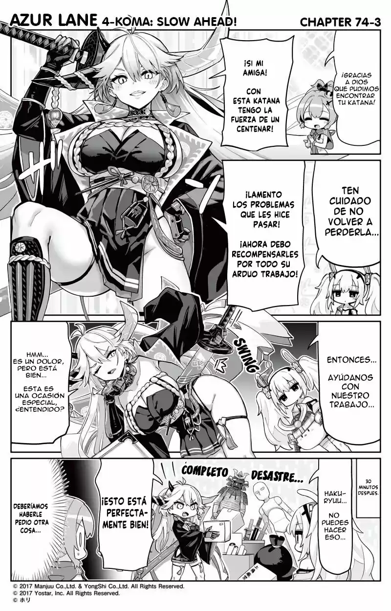 4koma "Slow Ahead" - Azur Lane - Capítulo 74 - Página 4 - LectorTMOo