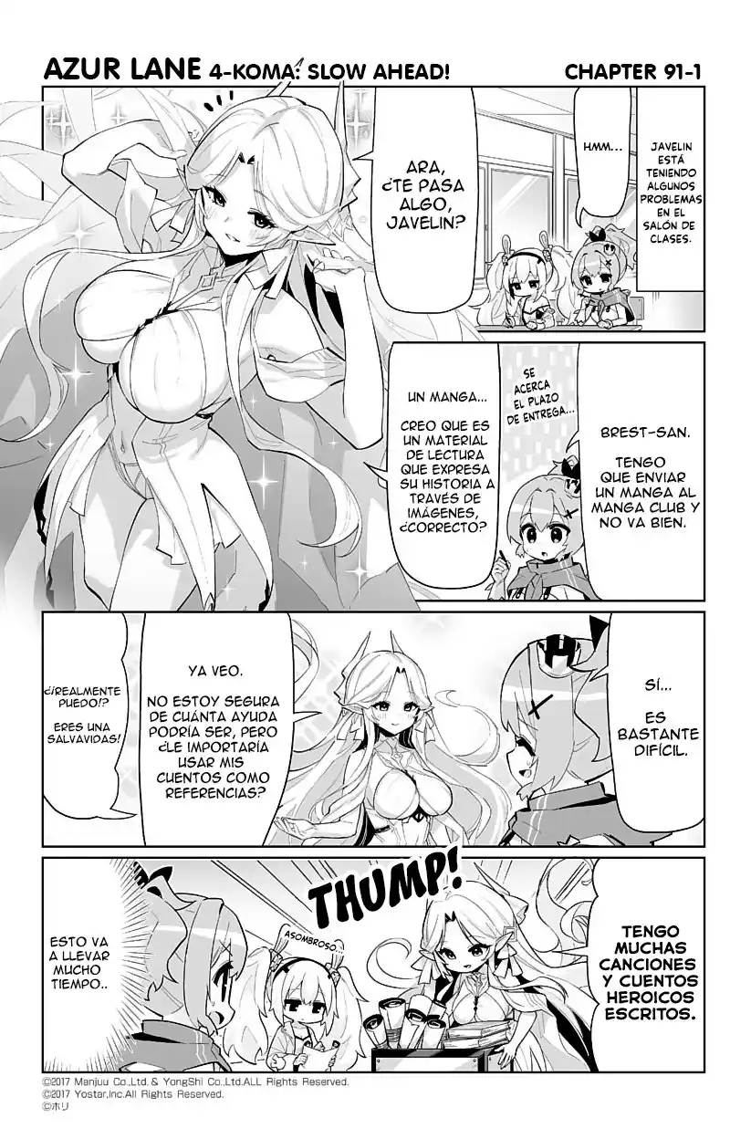 4koma "Slow Ahead" - Azur Lane - Capítulo 91 - Página 2 - LectorTMOo