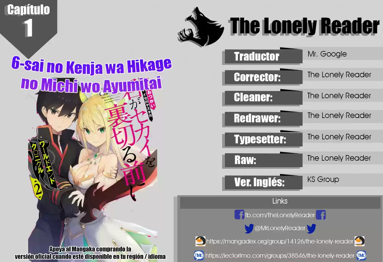6-sai No Kenja Wa Hikage No Michi Wo Ayumitai - Capítulo 1 - Página 1 - LectorTMOo