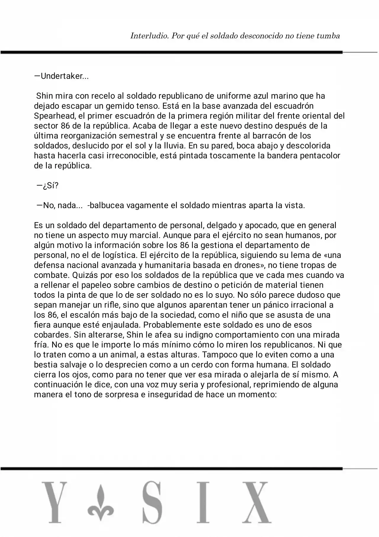 86 — Eighty Six — - Capítulo 6.50 - Página 6 - LectorTMOo