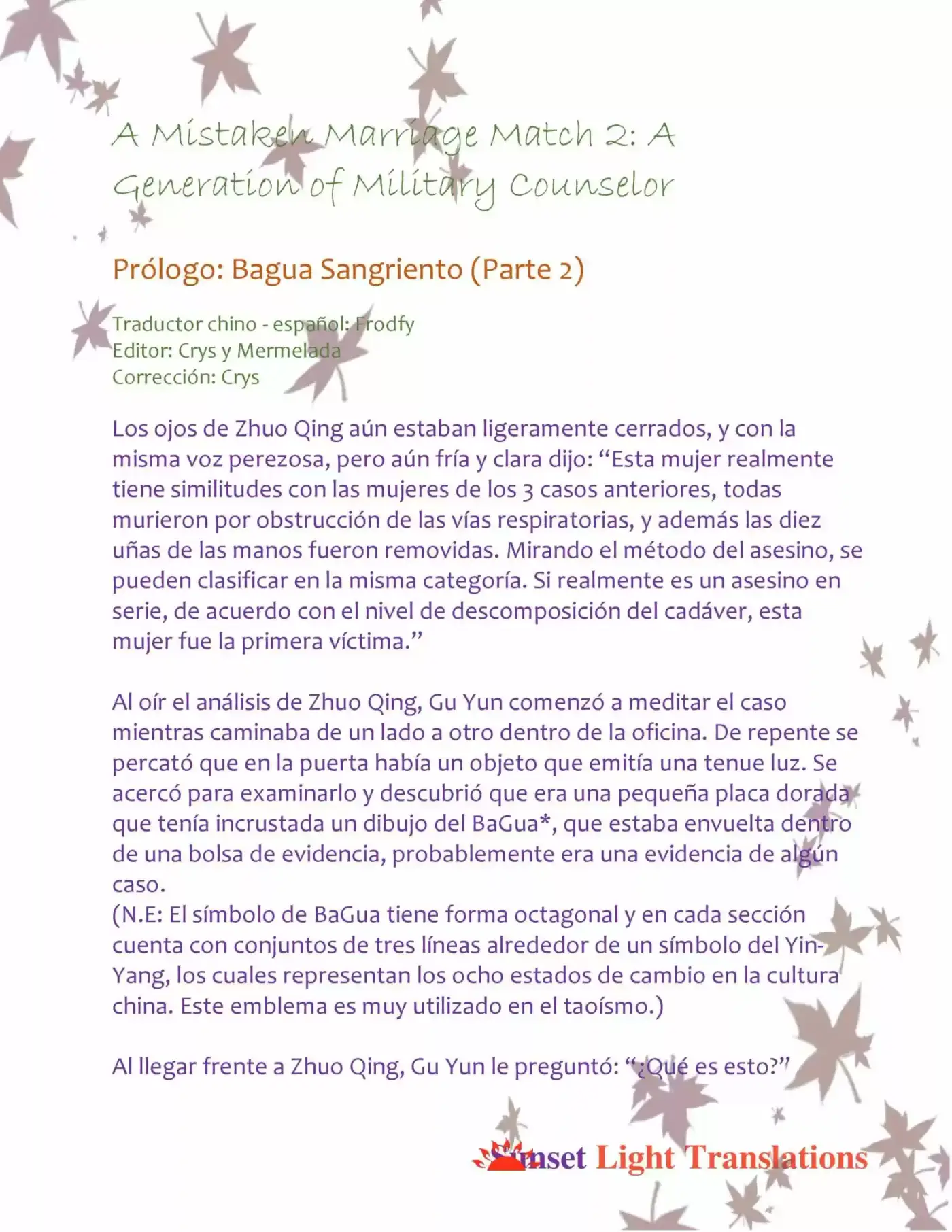 A Generation Of Military Counselor (Novela) - Capítulo 0.2 - Página 2 - LectorTMOo