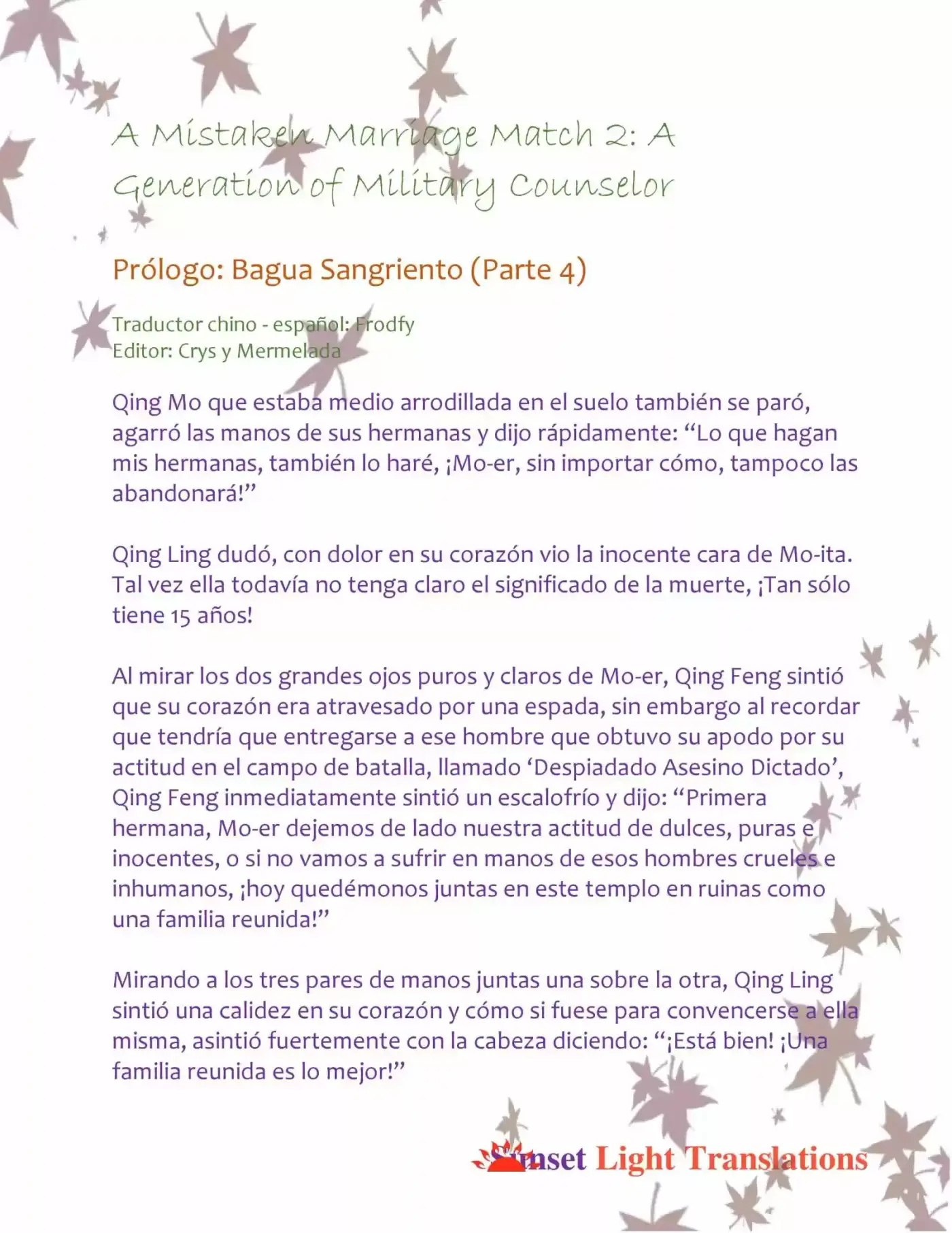 A Generation Of Military Counselor (Novela) - Capítulo 0.4 - Página 2 - LectorTMOo