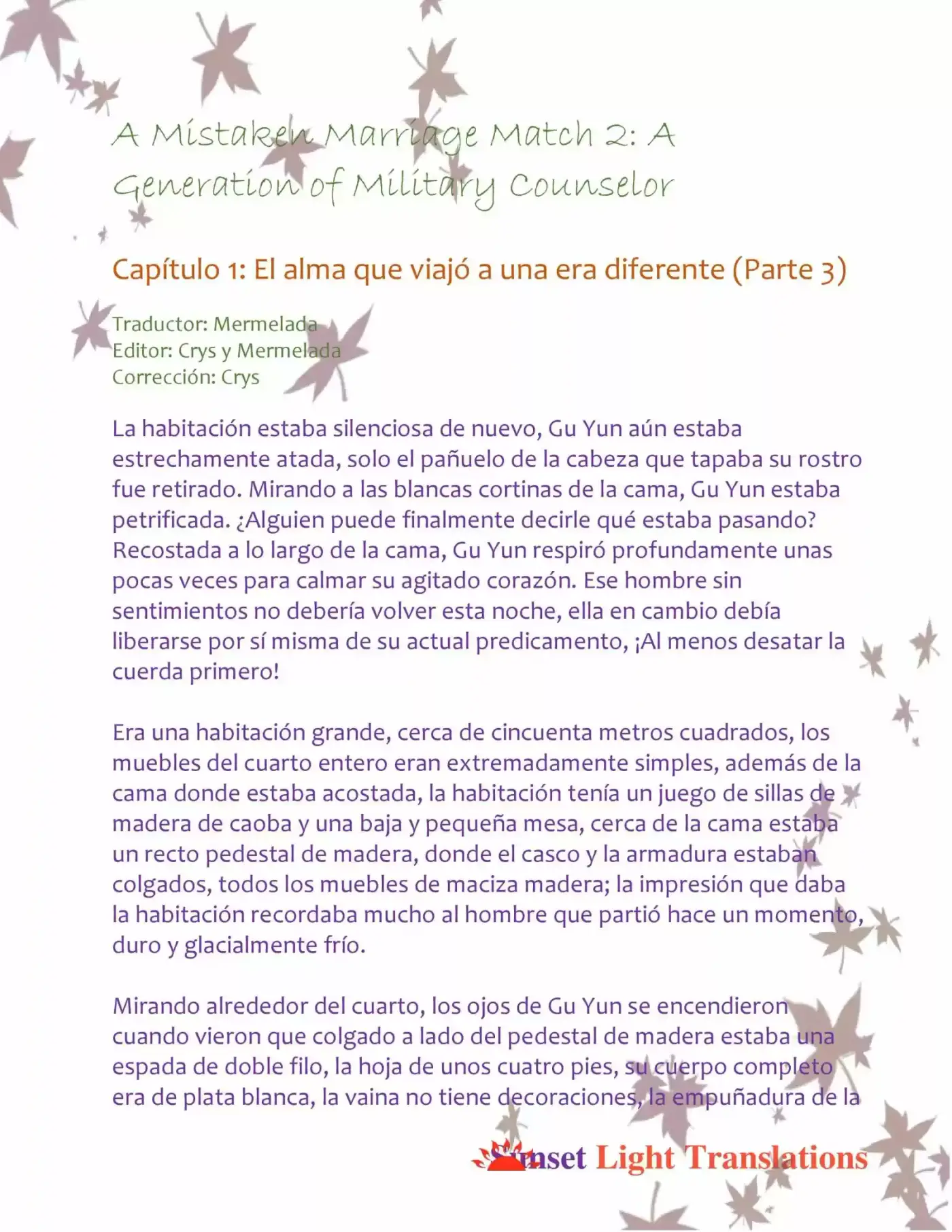 A Generation Of Military Counselor (Novela) - Capítulo 1.3 - Página 2 - LectorTMOo