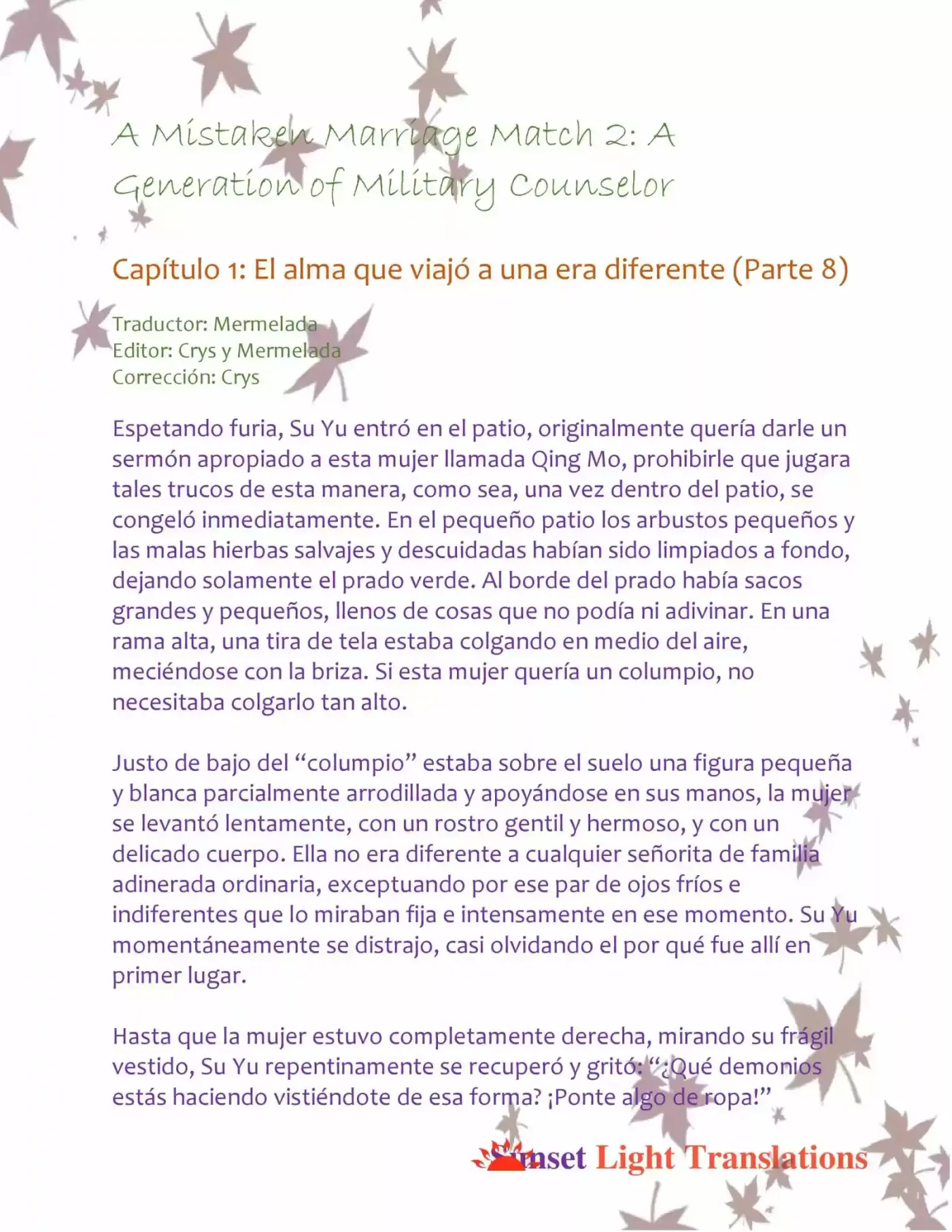 A Generation Of Military Counselor (Novela) - Capítulo 1.8 - Página 2 - LectorTMOo