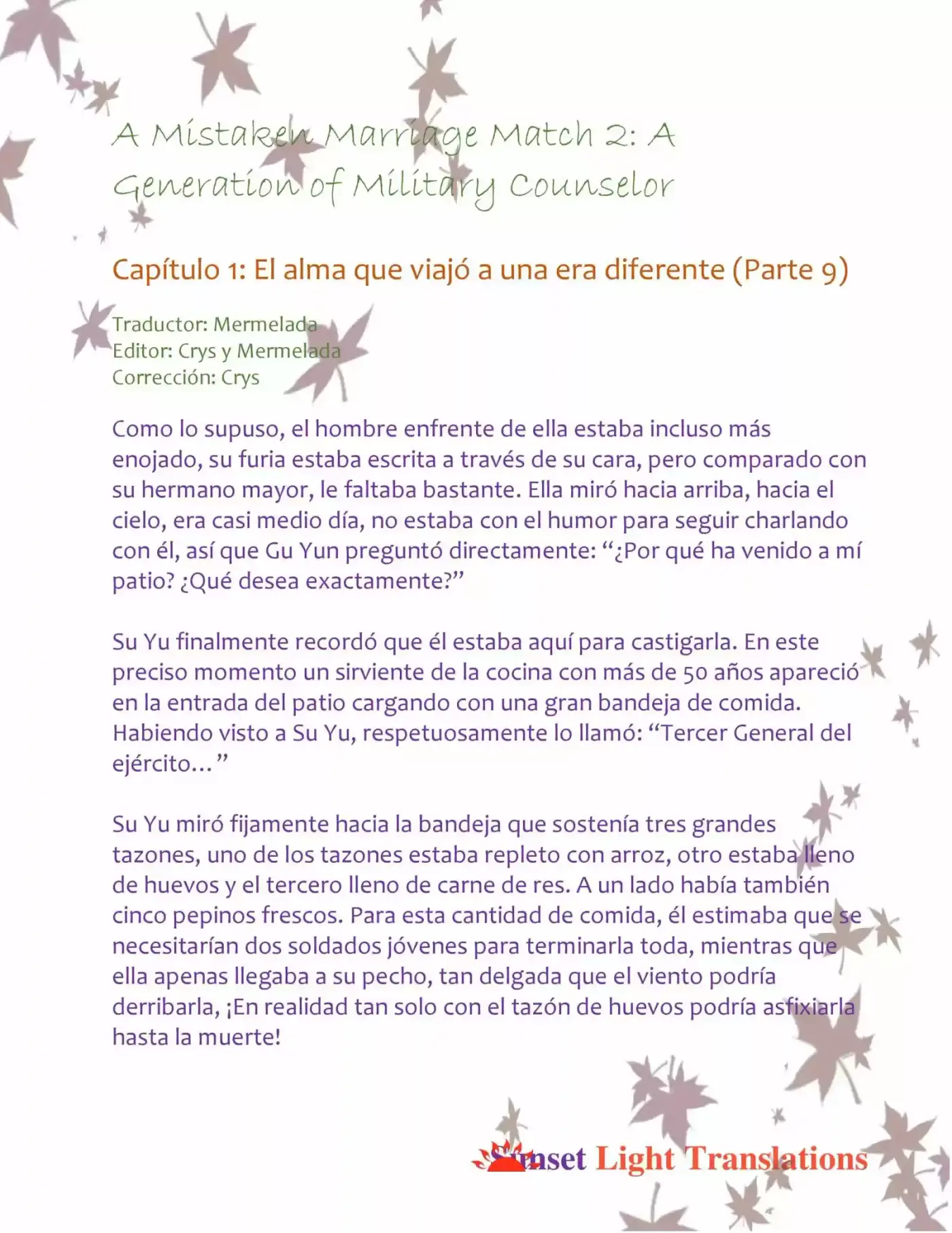 A Generation Of Military Counselor (Novela) - Capítulo 1.9 - Página 2 - LectorTMOo