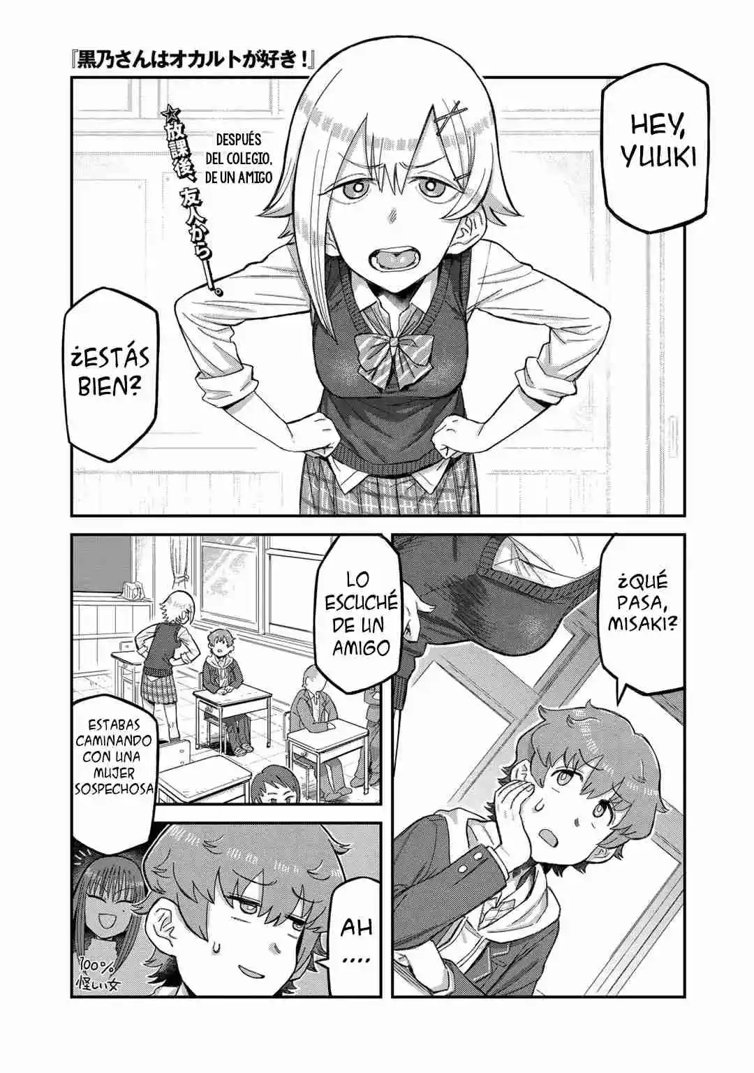 ¡A Kurono-san Le Gusta Lo Oculto! - Capítulo 3 - Página 3 - LectorTMOo