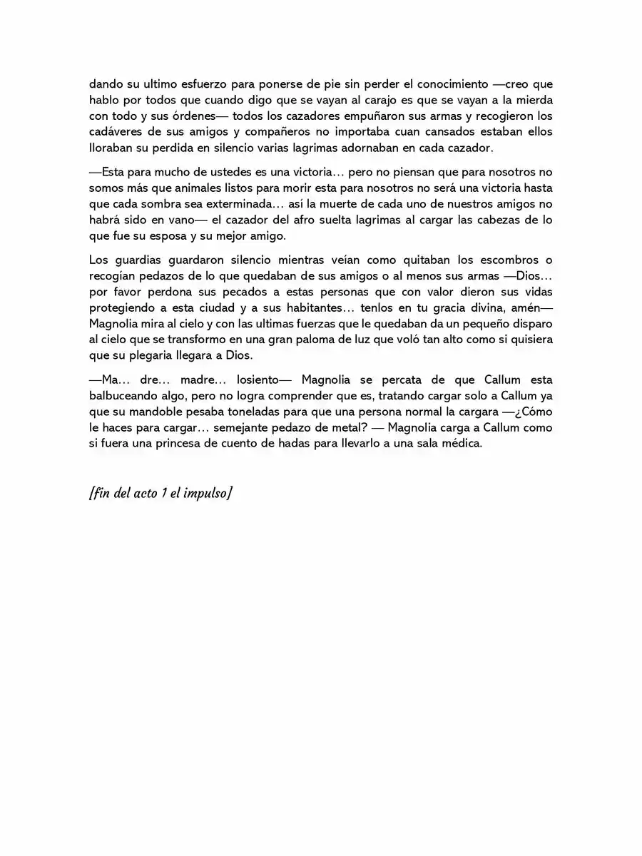 A La Luz De La Sombra (Novela) - Capítulo 10 - Página 29 - LectorTMOo