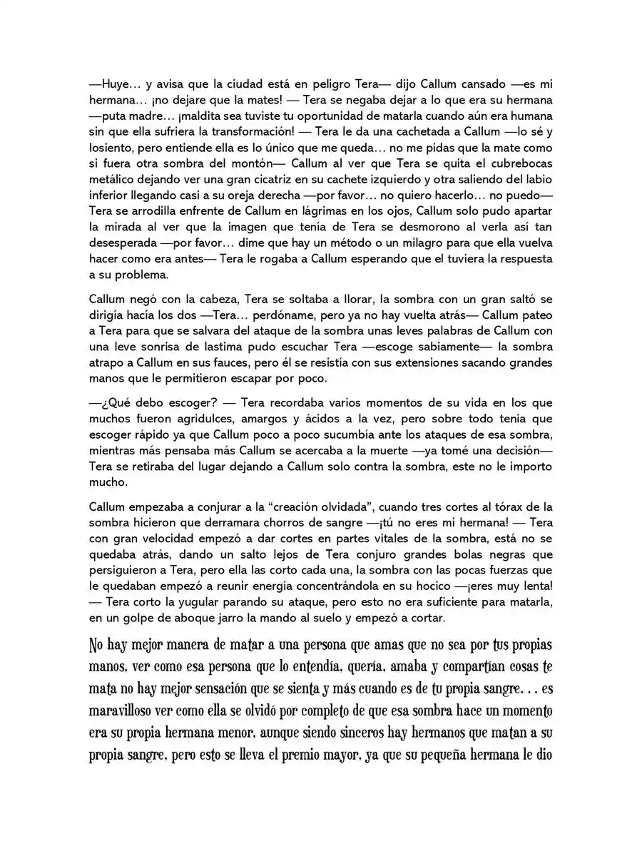 A La Luz De La Sombra (Novela) - Capítulo 14 - Página 5 - LectorTMOo
