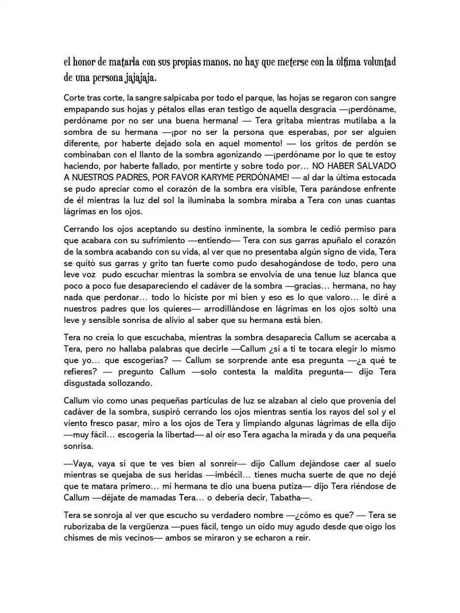A La Luz De La Sombra (Novela) - Capítulo 14 - Página 6 - LectorTMOo