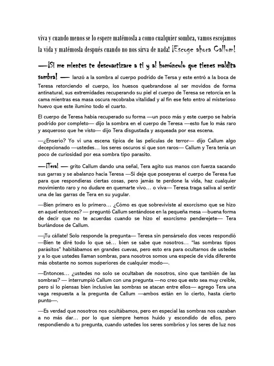 A La Luz De La Sombra (Novela) - Capítulo 15 - Página 11 - LectorTMOo