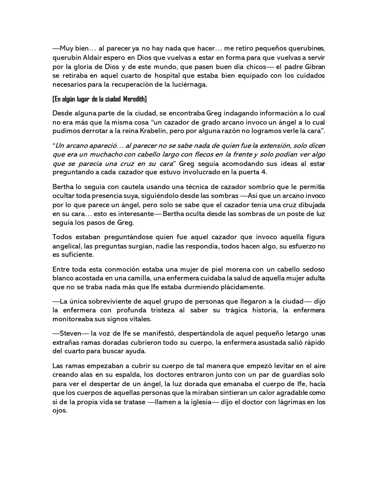 A La Luz De La Sombra (Novela) - Capítulo 16 - Página 3 - LectorTMOo