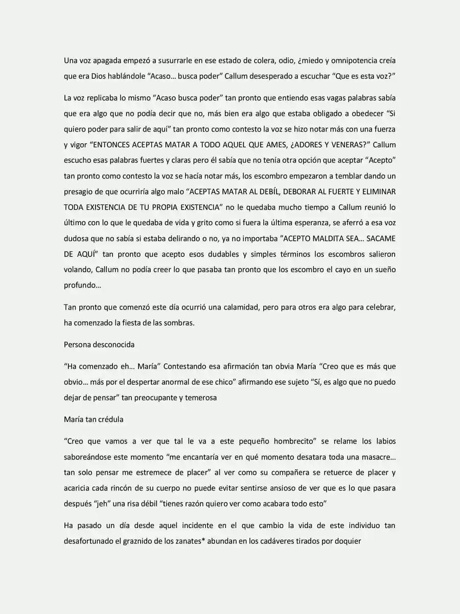 A La Luz De La Sombra (Novela) - Capítulo 2 - Página 6 - LectorTMOo