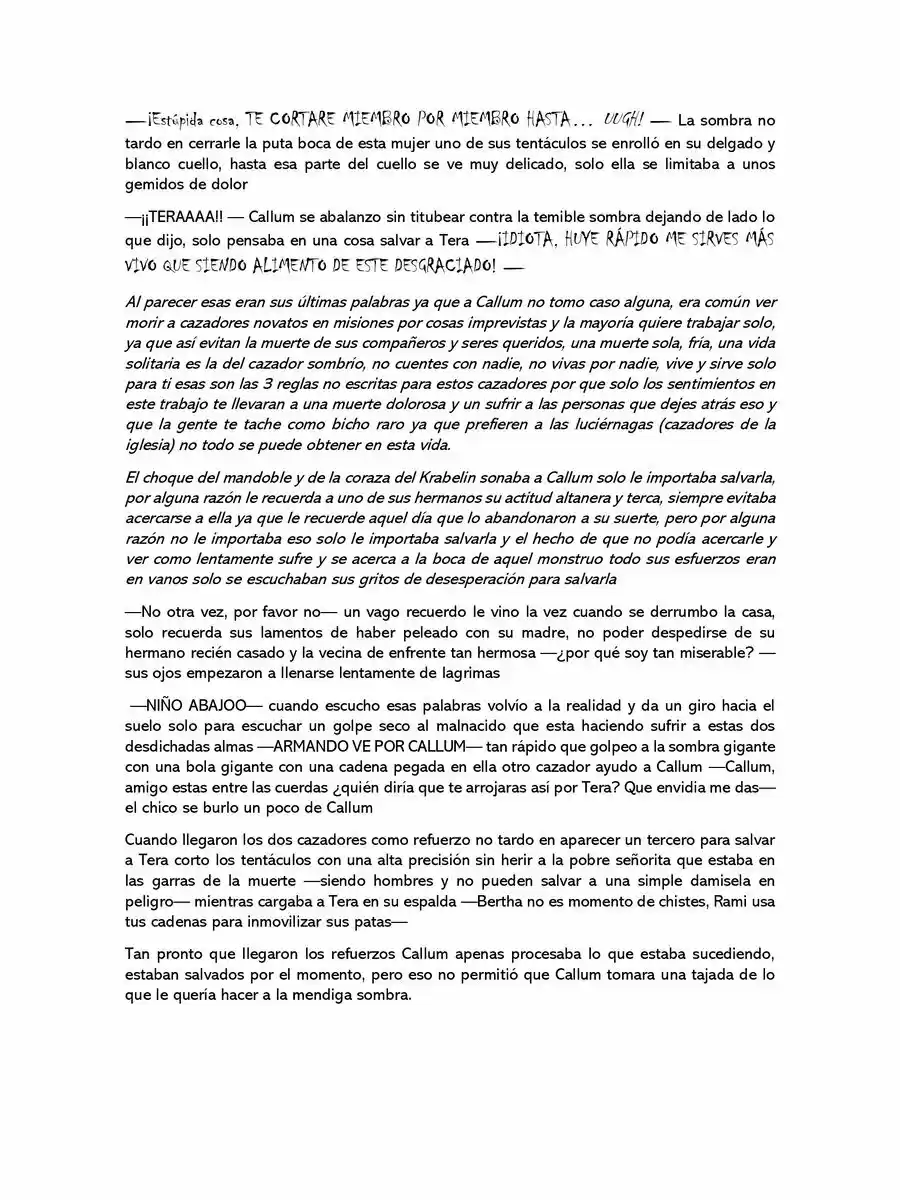 A La Luz De La Sombra (Novela) - Capítulo 4 - Página 5 - LectorTMOo