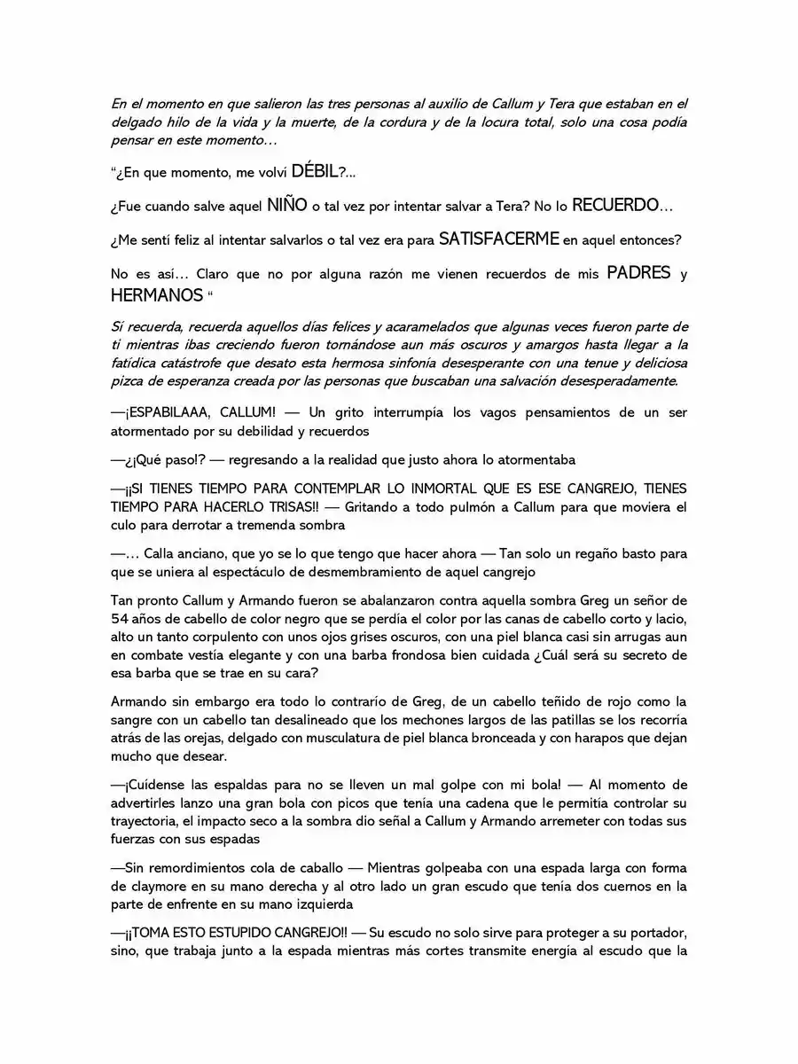 A La Luz De La Sombra (Novela) - Capítulo 5 - Página 1 - LectorTMOo