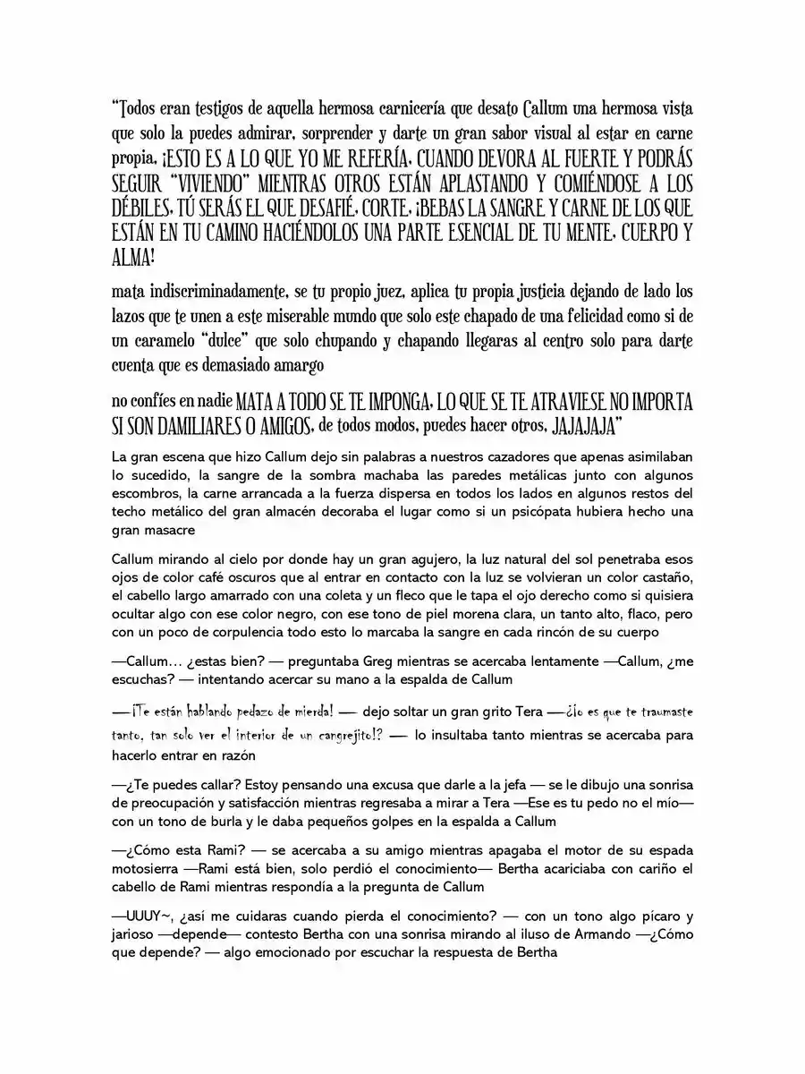 A La Luz De La Sombra (Novela) - Capítulo 6 - Página 1 - LectorTMOo