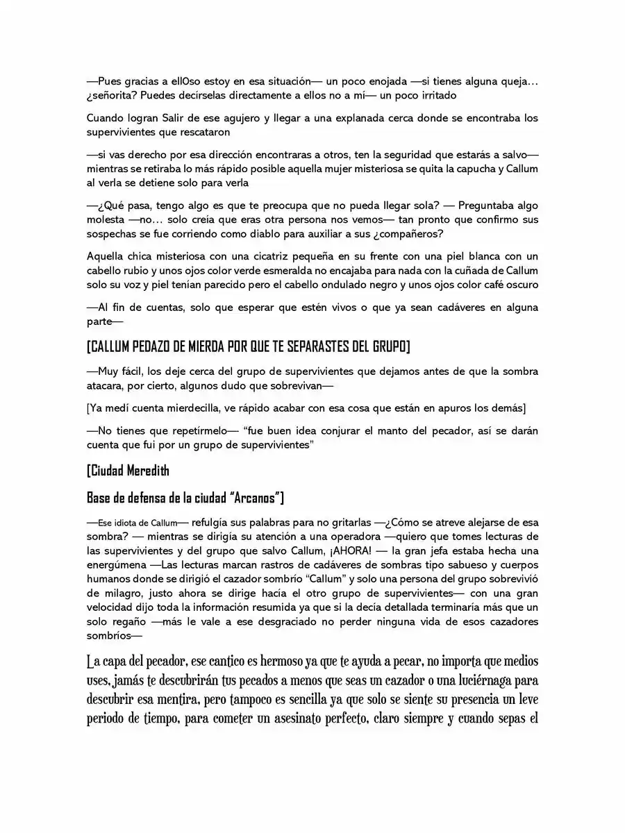 A La Luz De La Sombra (Novela) - Capítulo 6 - Página 5 - LectorTMOo