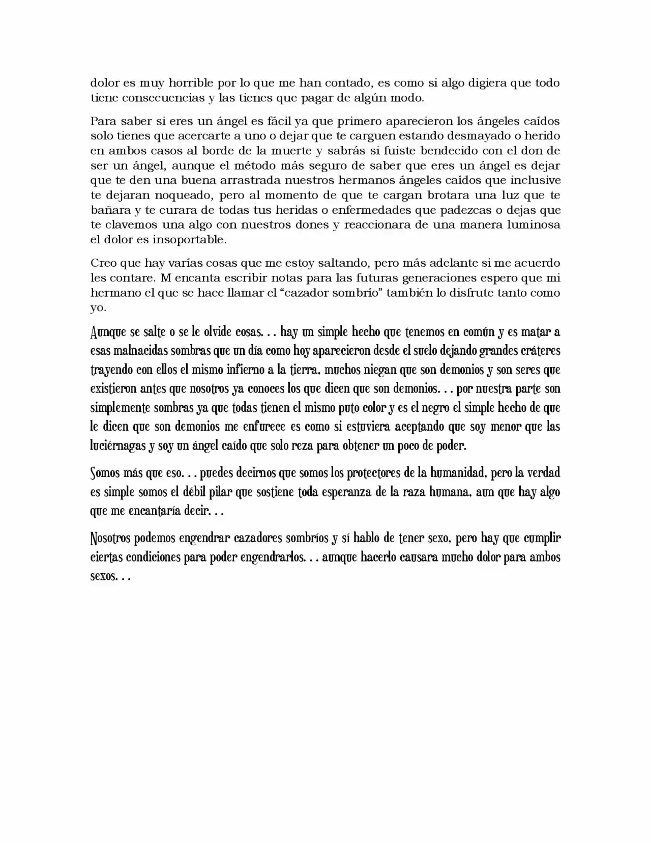 A La Luz De La Sombra (Novela) - Capítulo 9 - Página 5 - LectorTMOo