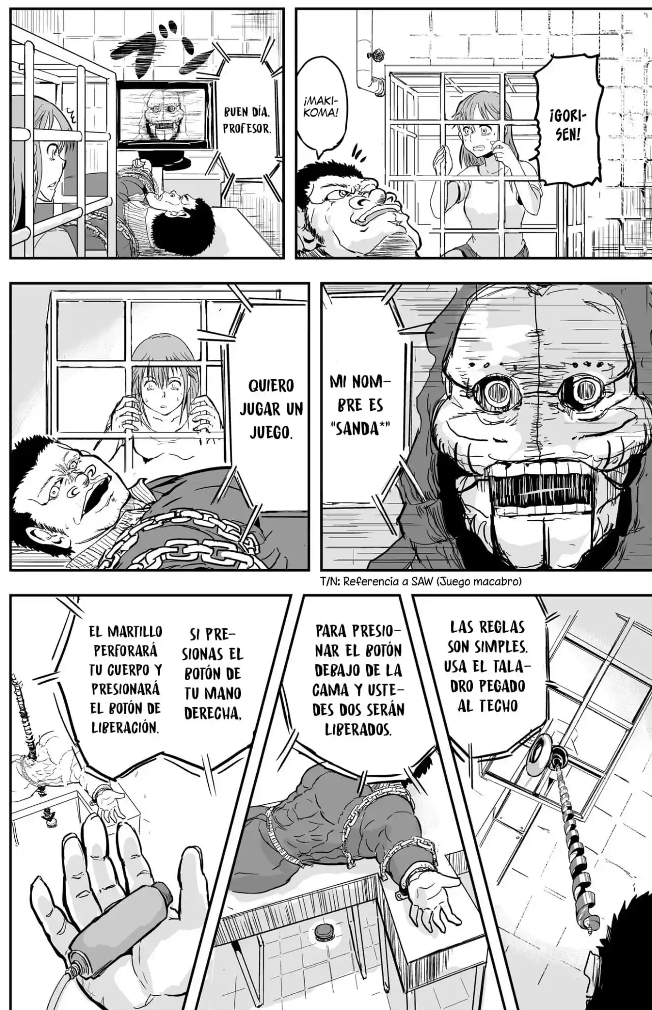 A Manga About The Kind Of PE Teacher Who Dies At The Start Of A School Horror Film capítulo 12 página 3