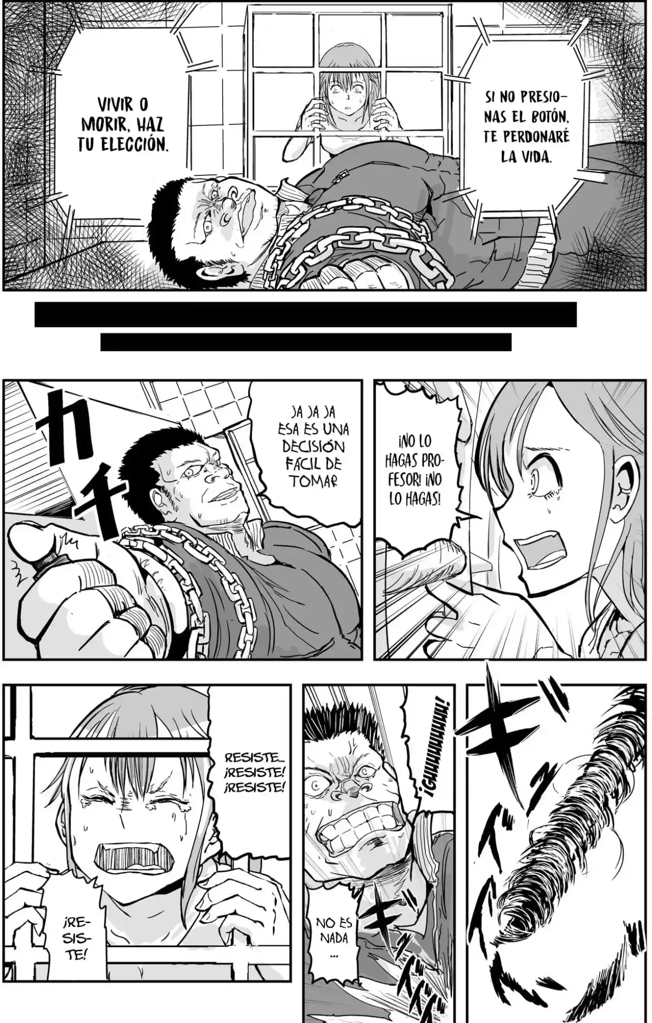 A Manga About The Kind Of PE Teacher Who Dies At The Start Of A School Horror Film capítulo 12 página 4