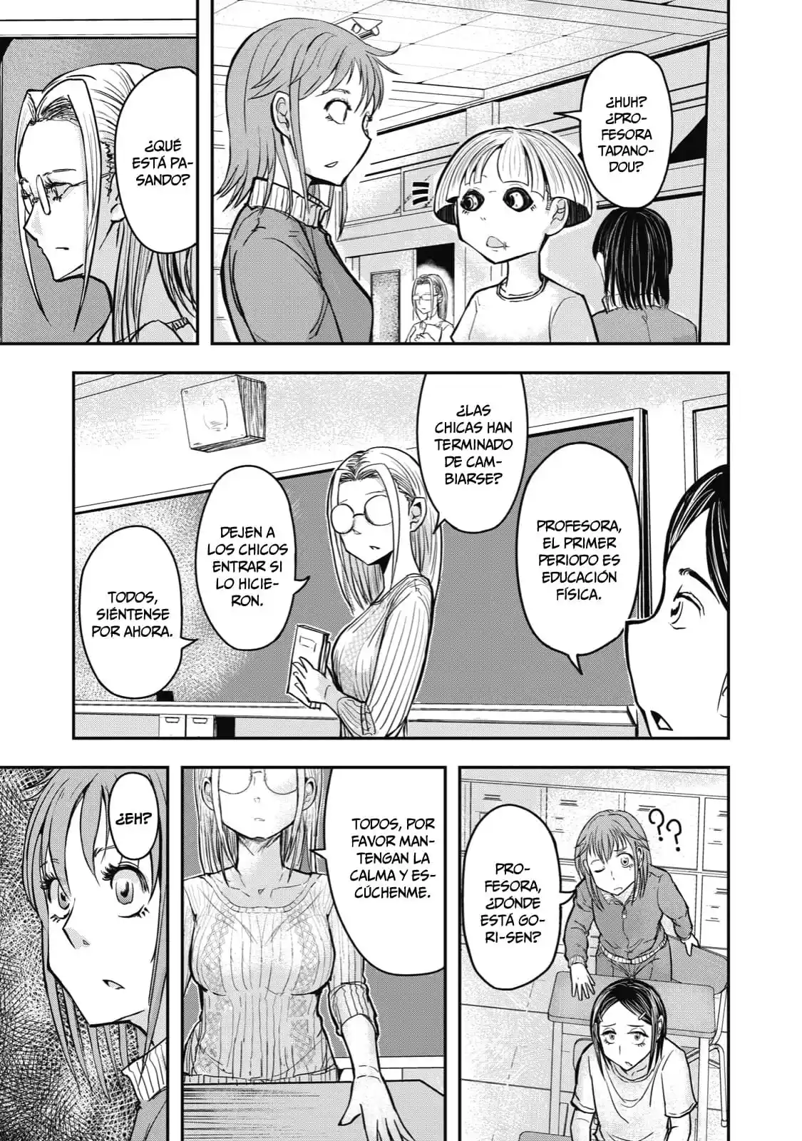 A Manga About The Kind Of PE Teacher Who Dies At The Start Of A School Horror Film capítulo 15 página 5