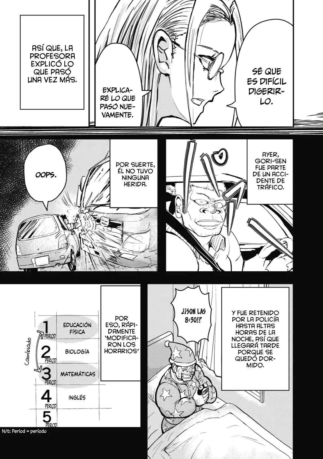A Manga About The Kind Of PE Teacher Who Dies At The Start Of A School Horror Film capítulo 15 página 7