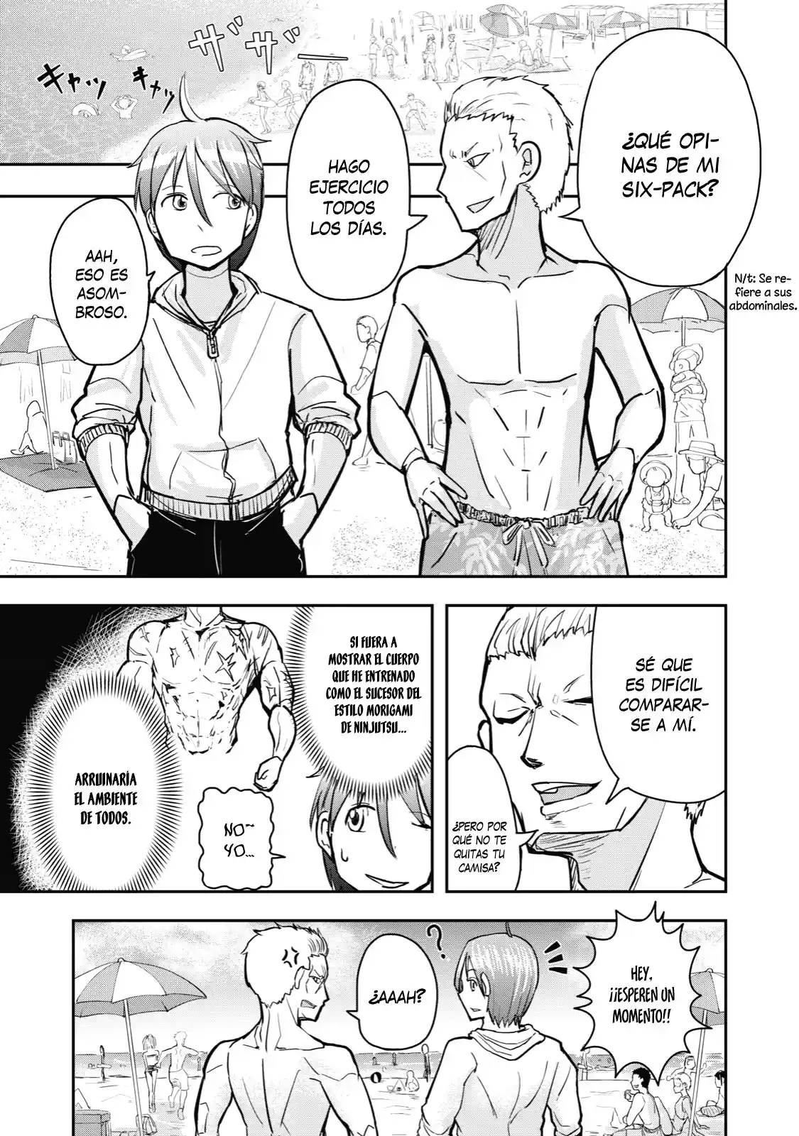 A Manga About The Kind Of PE Teacher Who Dies At The Start Of A School Horror Film capítulo 24 página 6