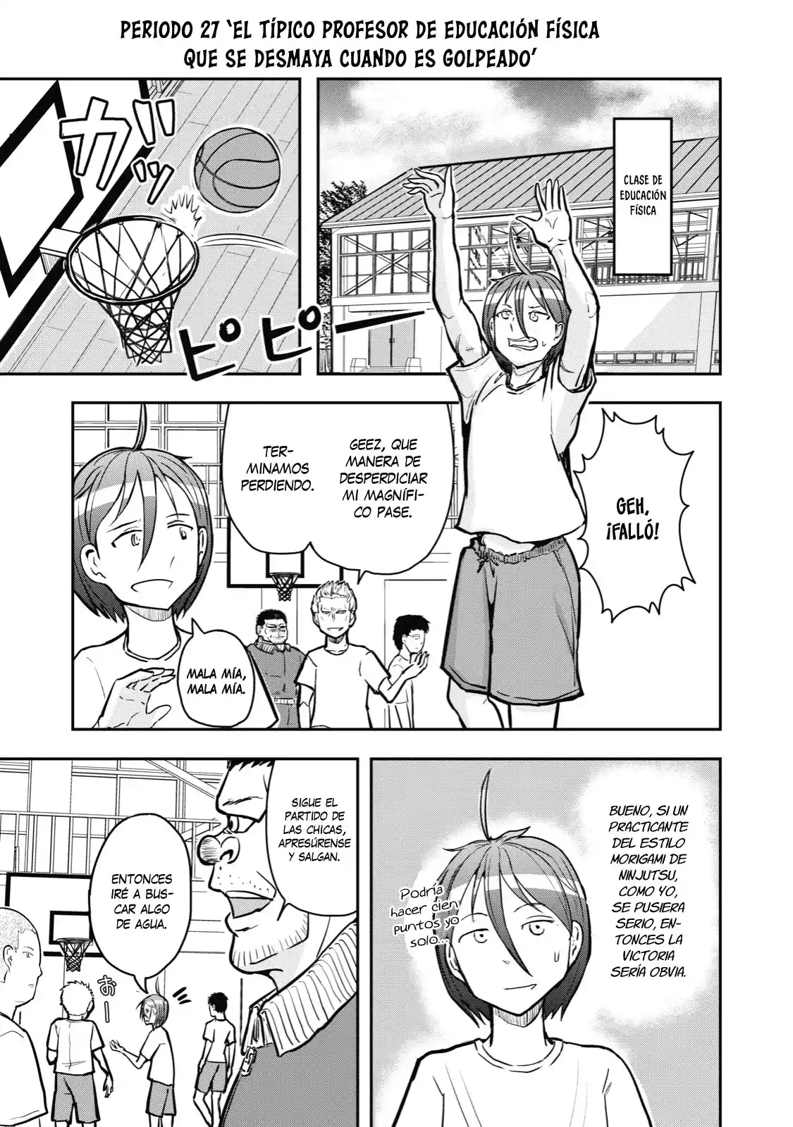 A Manga About The Kind Of PE Teacher Who Dies At The Start Of A School Horror Film capítulo 27 página 2