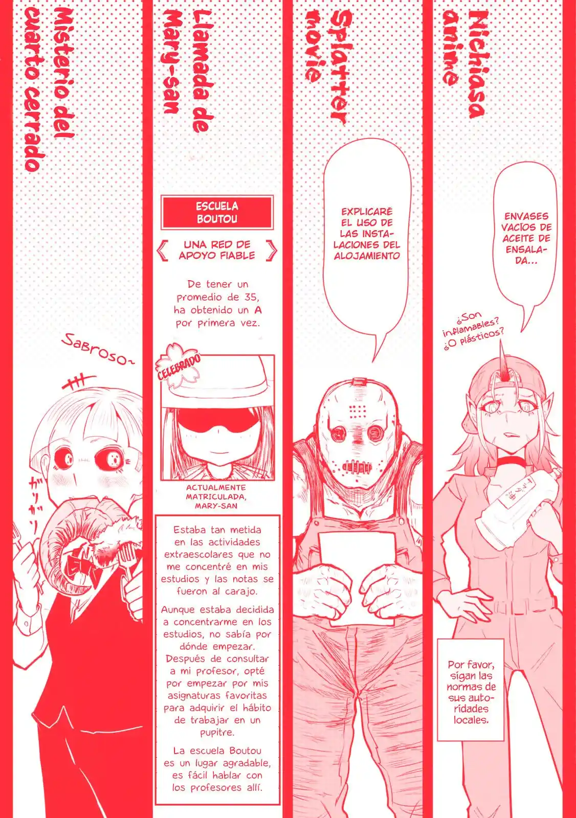 A Manga About The Kind Of PE Teacher Who Dies At The Start Of A School Horror Film capítulo 30.5 página 28